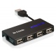 Карманный USB 2.0 концентратор D-Link DUB-104 в Ангарске, USB хаб DLink DUB104 (Ангарск)