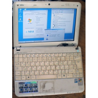 Нетбук MSI Wind U100 (Intel Atom N270 1.66Ghz /1024Mb DDR2 /120Gb /10" 1024x600) - Ангарск