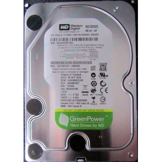 Б/У жёсткий диск 1Tb Western Digital WD10EVVS Green (WD AV-GP 1000 GB) 5400 rpm SATA (Ангарск)