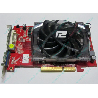 Б/У видеокарта 1Gb ATI Radeon HD4670 AGP PowerColor R73KG 1GBK3-P (Ангарск)